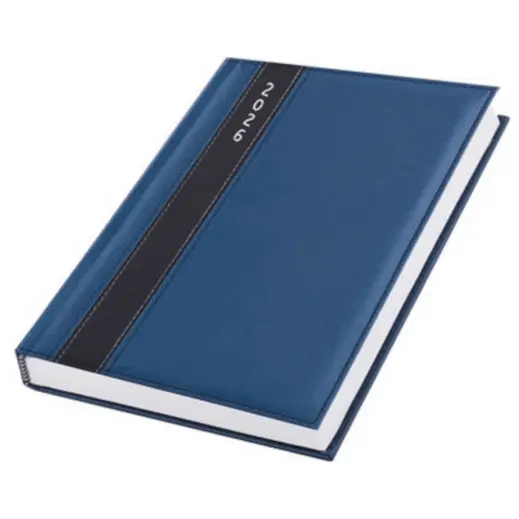 A5 Satin Diary - 2026 Blue Closed